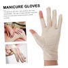 Outanaya 1 Pair Ladies Sun Protection Gloves Salon Nail Art