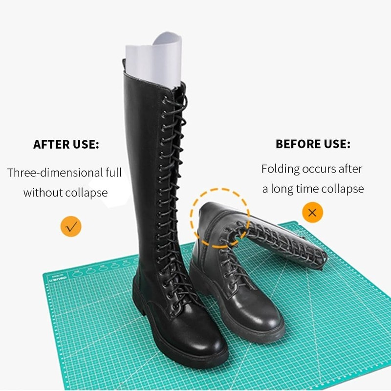 Aoktorkit 4 PCS Boot Shaper Form Inserts Plastic Shoe Holders