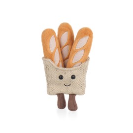 Apricot Lamb Delicious Baguette Food Plush Toys for Children, Soft Cute Cuddly Toy for Baby Girls and Boys, Fluffy Delicious Baguette, Brown, 15 cm