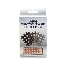 AFH Web Shop 010606 01 AFH Cross Tape Exclusive | Size 3 | Pack of 20 | Colour: Beige | Approx. 45 x 52 mm