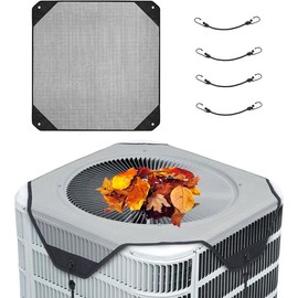 Air Conditioner Covers for Outside Unit - Top Universal Mesh Cover for HVAC Outdoor - Outdoor Central AC Unit Cover Protector,Ideal AC Covers for Outside Unit (32"x32") - Color: 36"x36"