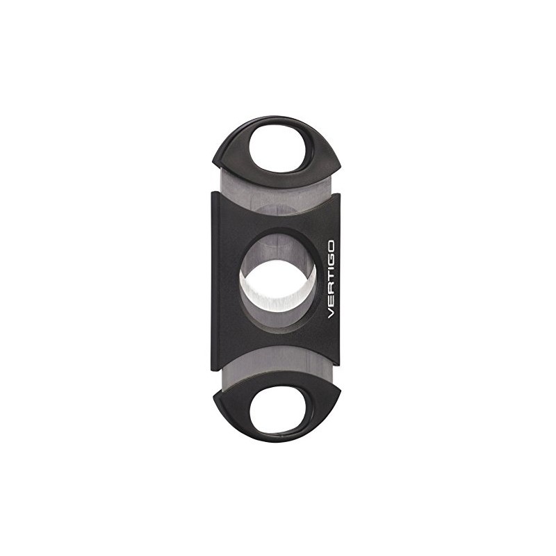 Vertigo by Lotus Big Daddy Double Action Black Cigar Cutter