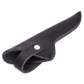 BIUDECO Household Scissor Cover Pu Protective Sleeve for Haircut Scissors Lightweight Tool Storage Bag for Hairdressing Gardening Use Black