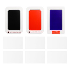 Hsthe Sea Baby Handprint and Footprint Kit, 3 Baby Inkless Print Pads, 6 Imprint Cards, Baby Footprint Kit, Safe Non-Toxic for Feet and Hands, Family Keepsake - (Black、Blue、Red)