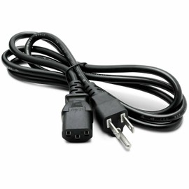 saschedross AC Cord Replacement for Zojirushi NS-VGC05 5.5-Cup Micom Rice Cooker Power Supply Mains PSU, Black