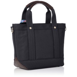 Beverly Hills Polo Club BH1006N Canvas Tote Bag with Shoulder Strap, multicolor (black / white)