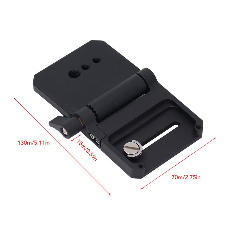 Camera Folding Quick Release Plate L Bracket 285 Degree Wide