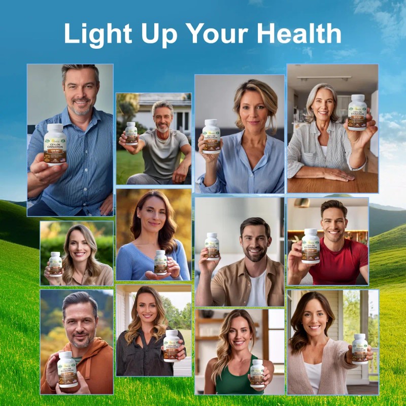 Asquared Nutrition Canela Ceylán Natural 1200mg 120 Cápsulas