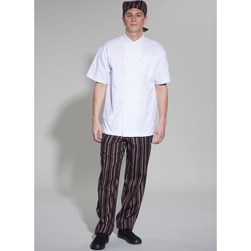 McCall's Misses' and Men's Chef Jacket, Pants, Apron and Cap