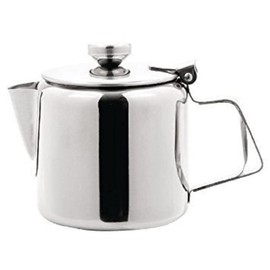 Olympia K677 Concorde Tea Pot Stainless Steel 410ml | 14oz, Silver