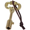 Kakudai 742-005 Sintu Plated Shared Faucet Key, Antique Style Shared