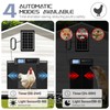 Automatic Chicken Coop Door Solar Powered, Extra Large Horizontal Opening