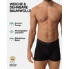 DANISH ENDURANCE Men's Boxer Shorts, Pack of 3, Soft Cotton