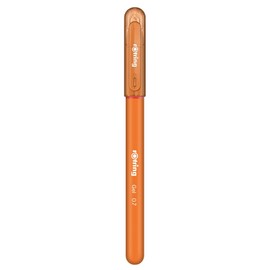 rOtring Gel Rollerball Pens - Medium Point 0.7mm - Rubber Grip - Pack of 6 - Orange Ink - Smooth Quick Drying Gel Ink