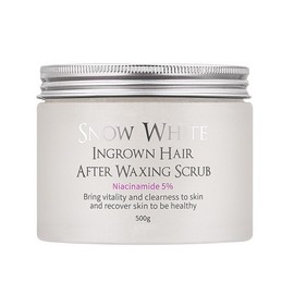 Beauty Recipe Snow White Ingrown Hair After Waxing Scrub 500g, 1 piece / 뷰티레시피 스노우 화이트 인그로운헤어 에프터 왁싱 스크럽 500g, 1개