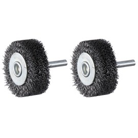 Fudeshe 2 Pack Wire Wheel Brush Wire Wheel Brush,Wire Brush Wheel Brush Set,Wire Brush for Drill Set with 1/4 Inch Hex Shank