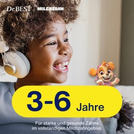 Dr.BEST mit Reisekappe Zahnbürste, Weich (1 Stück), weiche Borsten und kindgerechter Griff