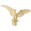 Toddmomy Eagle Flag Pole Finial Eagle Topper Flagpole Golden Head