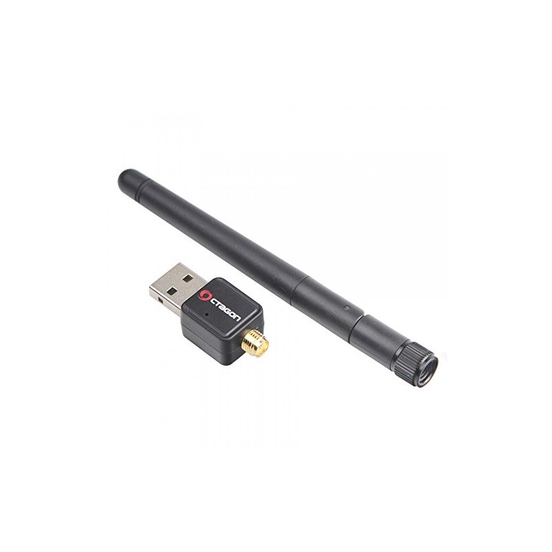 Octagon 150 Mbit/s WL028 USB WLAN Stick with Antenna Black
