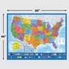 2 Pack - Giant World Map & US Map Poster