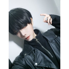 Hawkko Men's Wig, Short Black, Men's Clothing, Harajuku, Handsome, Men's, Students, Work, Natural, Small Face, Heat Resistant, Popular, Fashion, Fluffy, Imechen, Unisex (Black)