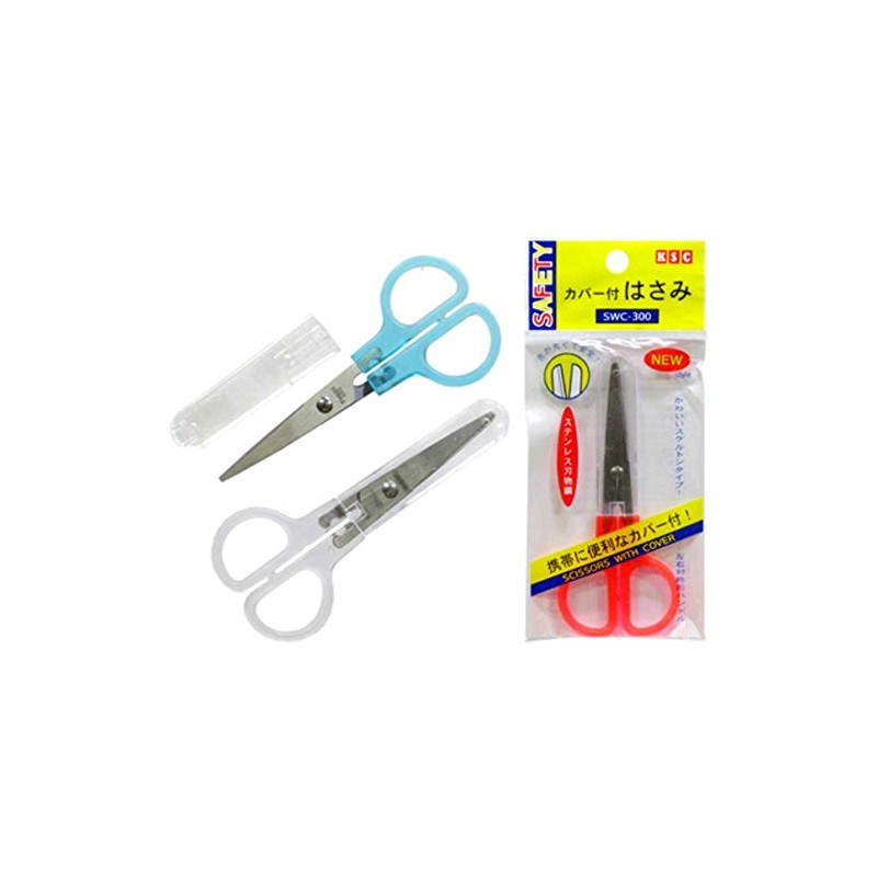 Scissors for both left and right use with cover