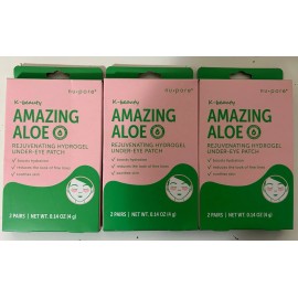 Nu-pore 3 Packs Nu-pore Under-Eye Patch Rejuvenating Hydrogel Amazing Aloe