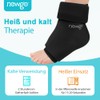 NEWGO Cooling Sleeve for Foot, Cooling Socks with Toe-Free Design,