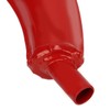Exhaust Muffler Red Exhaust Silencer Pipe Half Moon Shape 40mm
