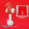 LYLYCTY 8x10FT Red Screen Backdrop for Photography Red Photo Booth
