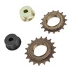 2PCS Freewheel Left Drive Adapter Set Iron 16T 18T Bike