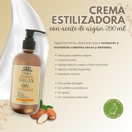 GD3 Crema Fijadora con Aceite de Argán 290 ml