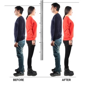 footinsole Air up Height Increase Elevator Shoe Heels Inserts for Men and Women (1 Layer, 1.2" UP)