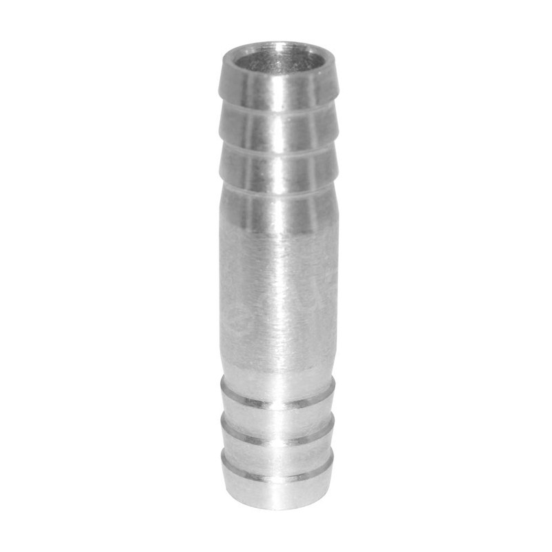 Beduan Stainless Steel 1/4" Hose Barb Splicer Mender Round Union