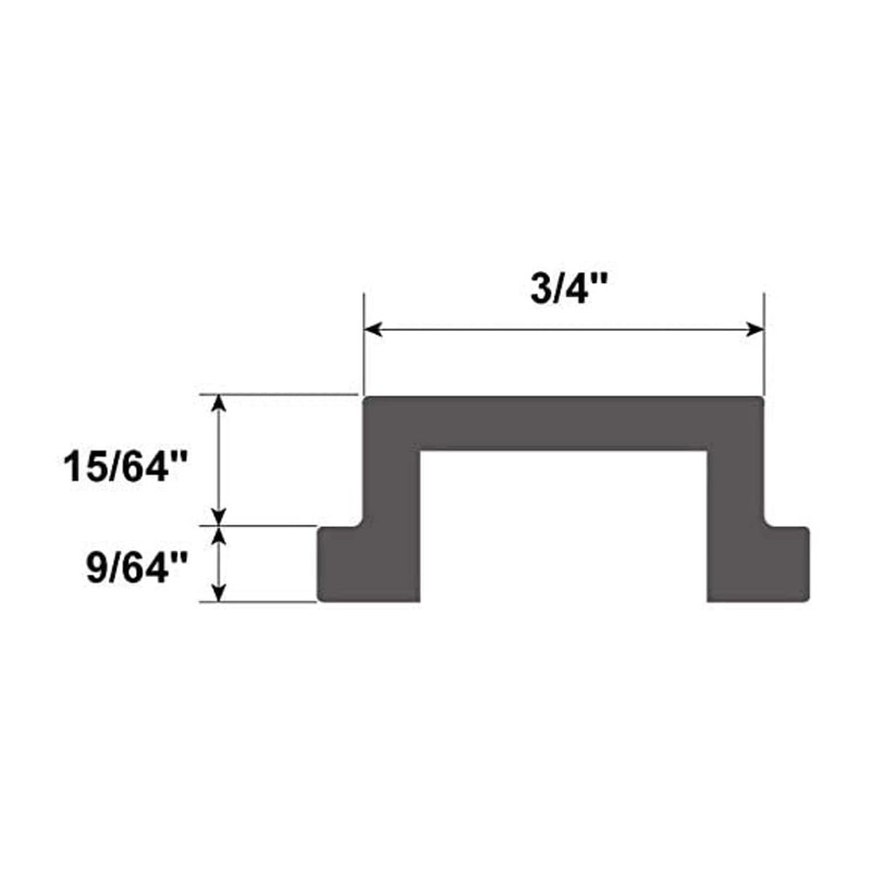 POWERTEC 71567V Miter T-Bar, 32-Inch, 1 Pack