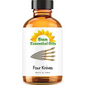 Four Knives Essential Oil (Huge 4oz Bottle) Bulk Four Knives Oil - 4 Ounce