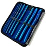 New Premium Hegar Dilator Sound Set Ultrasmooth Titanium Coated 8