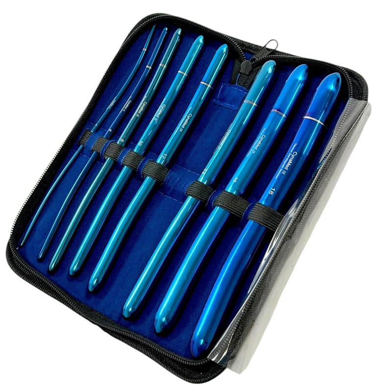 New Premium Hegar Dilator Sound Set Ultrasmooth Titanium Coated 8