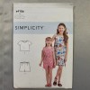 Simplicity Pattern S9156 Girls Top Shorts A-Line Dress Romper 3