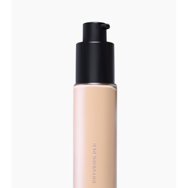 MAKE Beauty Diffusion Dew Skin Tint. Sheer to Medium Coverage Radiant Finish. Blurring, Smoothing, and Brightening for Glowing Complexion. Enhanced with Niacinamide and Adenosine. Neutral 02