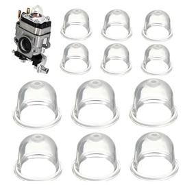 COMVASTARS Pack of 12 Primer Pump for Stihl FS130 FS85 FS80 FS56 FS55 FS46 FS45 F40 FS38, Primer Bulb Carburettor Replacement Parts Pump Bulb Accessories for Brush Cutter Brush Cutter Thread Cutter