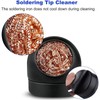 Soldering Iron Tip Cleaner,LXIANGN Non-slip Solder Flux Brass Tip Cleaner