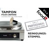 foodis Crepes Plate Cleaning Stamp Oiler with Plastic Handle and