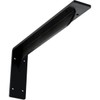 Ekena Millwork BKTM02X14X05EBPBL Steel Bracket Embrey, 2"W x 14"D x