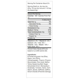 Carolina Saffron Yellow Rice Mix, 5 oz