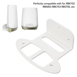 for Orbi Wall Mount, Metal Wall Mount Holder for Orbi Mesh WiFi 6 Router, Router Wall Bracket Mount for RBK752 RBK853 RBK753 RBK853 RBS750