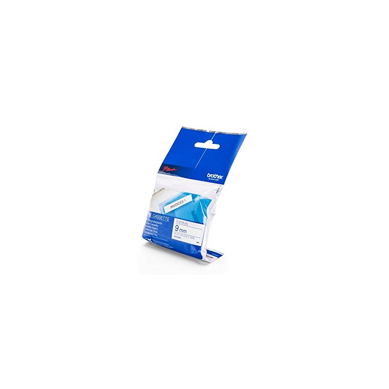 Brother M-K223 Non-Laminated Label Tape 9 mm White / Blue