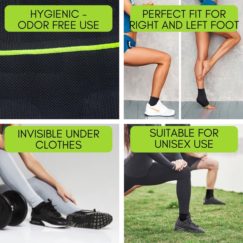 ikido Ankle Brace Compression Sleeve, Ankle Support Socks for Work,