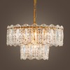 AGV LIGHTING CH010 Crystal Chandelier, Vintage Pendant Chandelier Lighting with