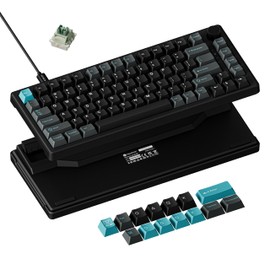 Keychron J2 HE Hall Effect Wired Gaming Keyboard Volume Knob, 8000Hz Rapid Trigger Programmable RGB Hot-Swap Ultra-Fast Magnetic Linear Switch, Non-Shine-Through PBT for Mac Windows Linux - 75% Layout